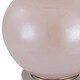 preview thumbnail 6 of 5, Uttermost Rosa Pink Glass Table Lamp - 16"x29"x16"