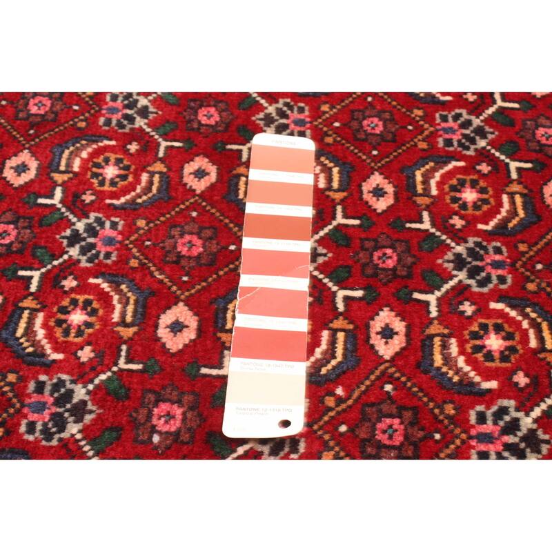 ECARPETGALLERY Hand-knotted Andelz Red Wool Rug - 3'5 x 5'0