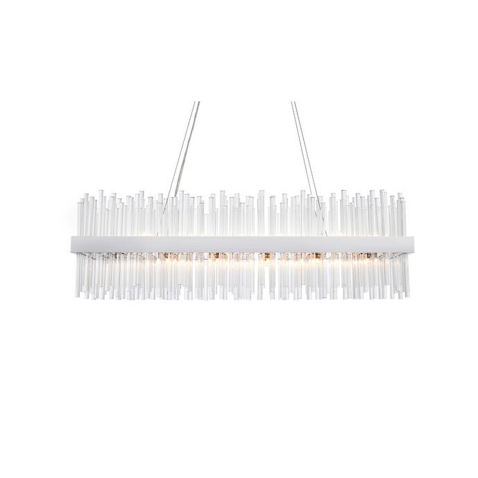 Indigo Home 42 inch rectangle crystal pendant