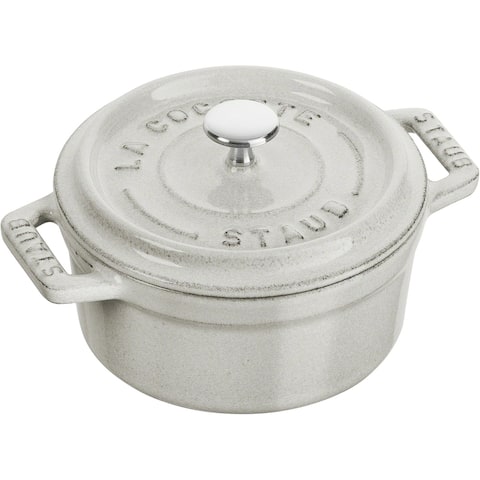 STAUB Cast Iron 0.25-qt Mini Round Cocotte