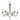 Golden Lighting Mirabella Gold-tone Steel 6-light Chandelier