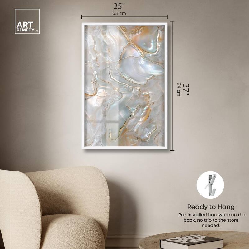 Fluid Preciousness IV Shadowbox by Art Remedy
