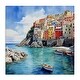 preview thumbnail 1 of 11, Stupell Cinque Terre Port Canvas Wall Art Design by LSR Design Studio 17 x 17