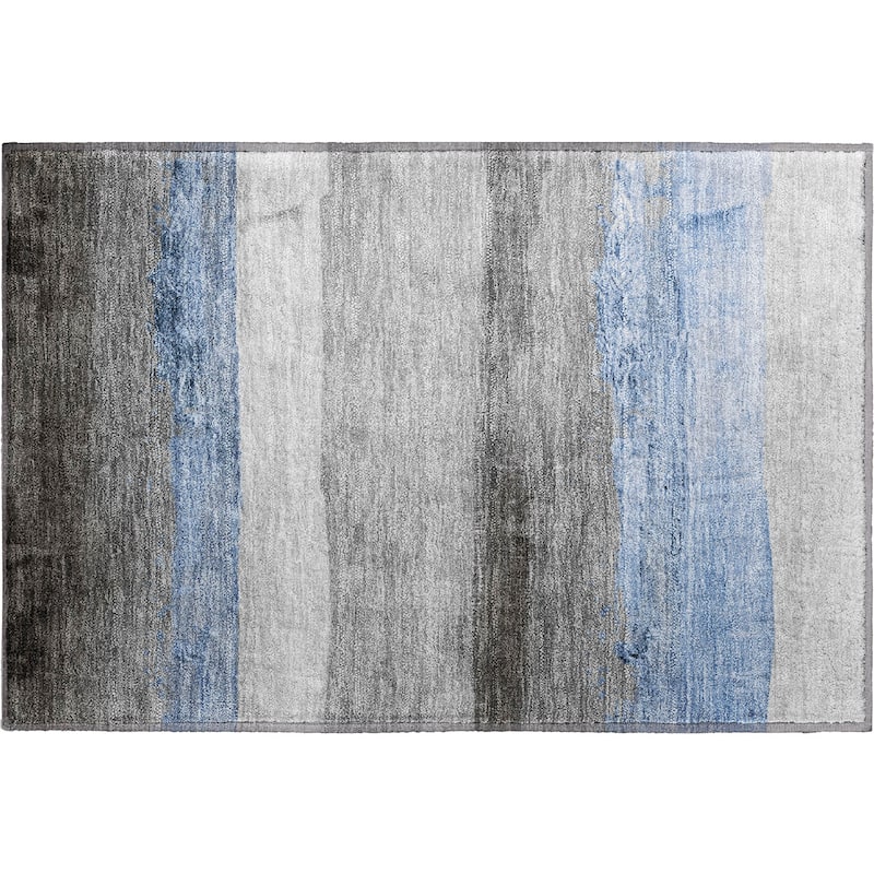 Premium Washable Super Soft Ombre Stripes Mayfield Rug