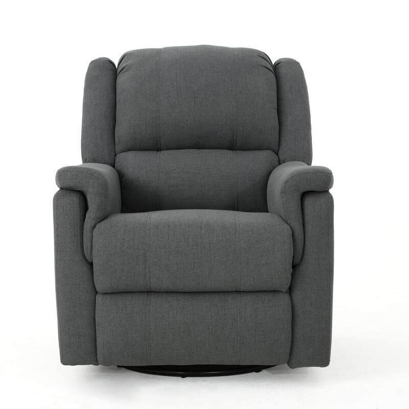 Jennette Fabric Swivel Gliding Recliner by Christopher Knight Home