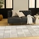 preview thumbnail 26 of 57, Nourison Nordic Indoor only Geometric Area Rug 8' x 10' - Ivory/Grey