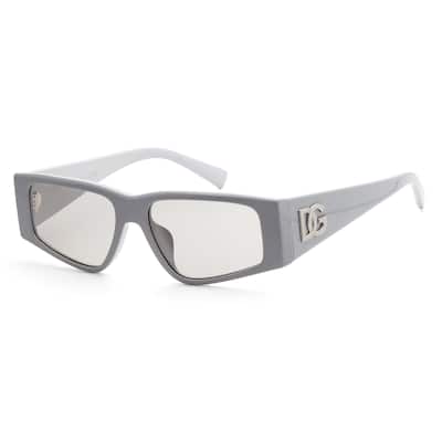 Dolce & Gabbana Men's 55mm Light Grey Sunglasses