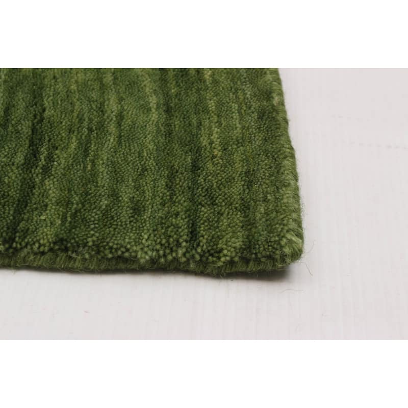 Kashkuli Gabbeh Green Rug 6'4" x 9'8" - 6'4 x 9'8