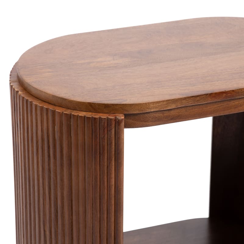 Kate and Laurel Cakora Capsule Wood Side Table