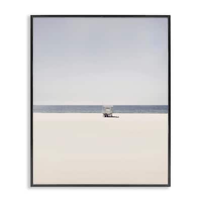 Stupell Distant California Beach Hut Framed Giclee Art Design By Gemma Bardot