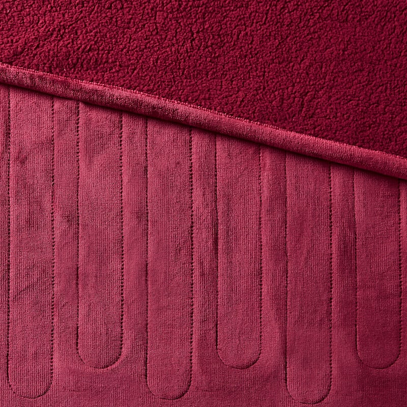 Woolrich Heated Plush to Berber Throw