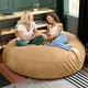 preview thumbnail 49 of 66, Jaxx Cocoon 6 Ft Giant Bean Bag Sofa and Lounger for Adults, Microsuede