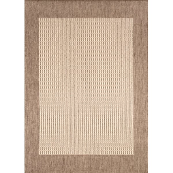 slide 2 of 7, Dream Decor Rugs Pergola Quad Indoor Outdoor Area Rug 3'9" x 5'5" - Light Brown/Beige