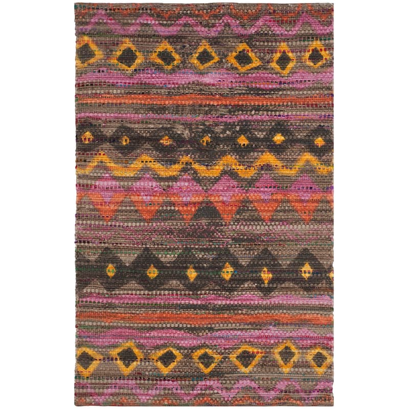 SAFAVIEH Handmade Cedar Brook Diamantina Modern Cotton Rug