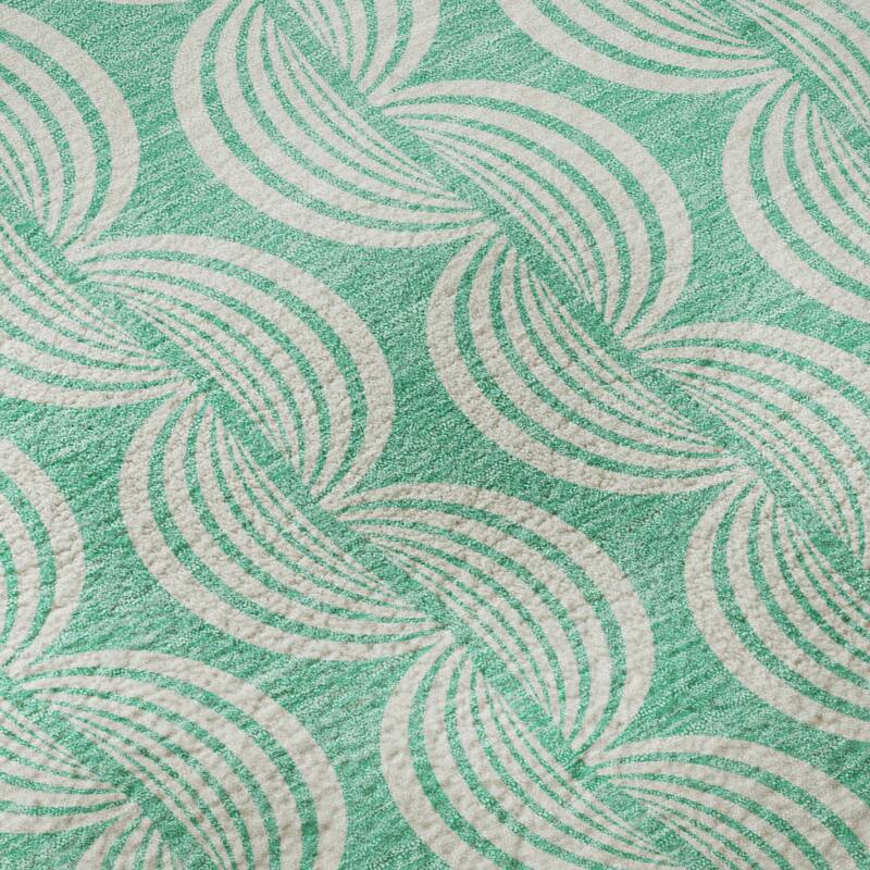 Premium Washable Super Soft Modern Scallop Mayfield Rug
