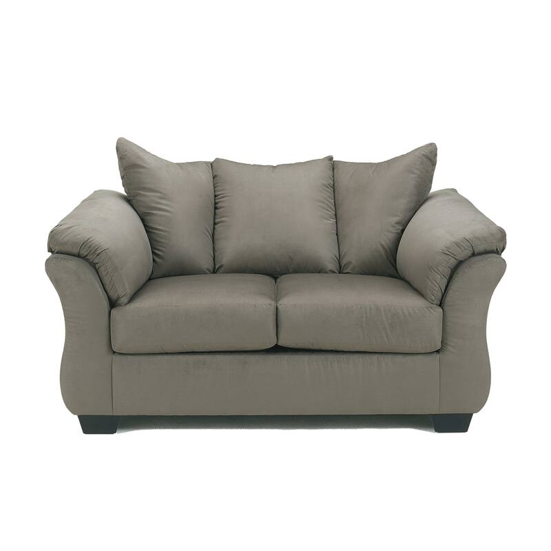Signature Design by Ashley Darcy Gray Loveseat - 64" W x 37" D x 37" H
