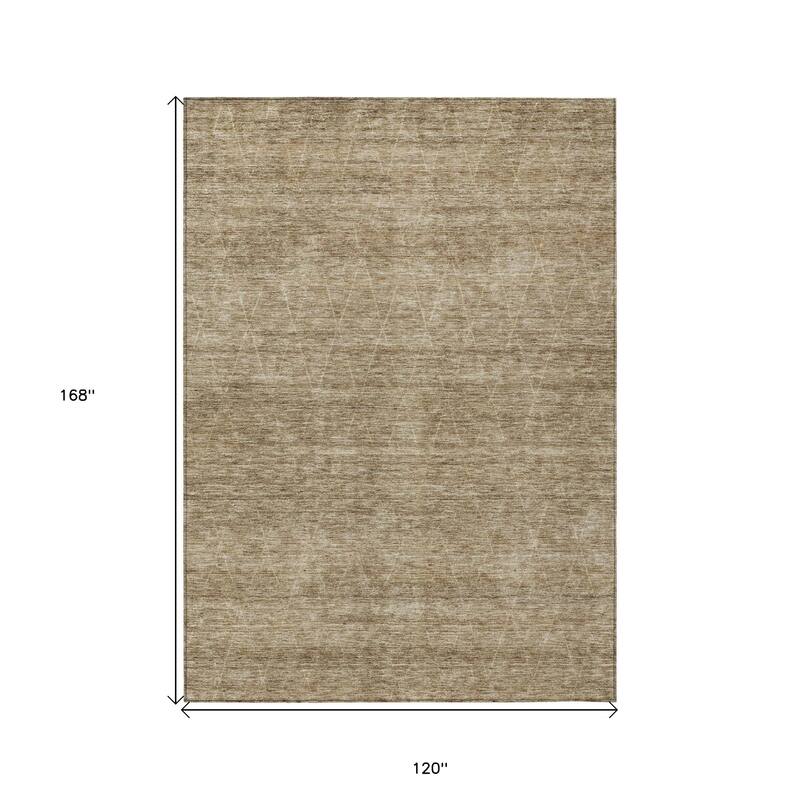 HomeRoots Geometric Transitional Rectangle Outdoor Rug