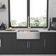 preview thumbnail 7 of 6, Stainless Steel 16 gauge Apron Front Kitchen Sink