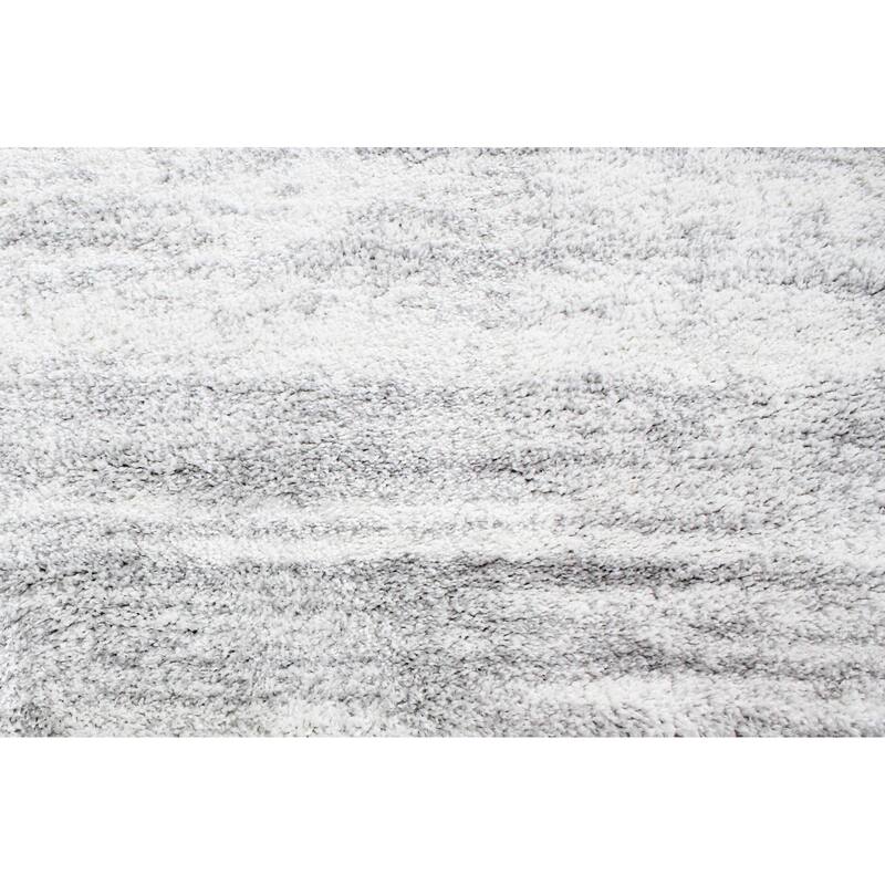 Bashian Finch Wh/Blue Contemporary Area Rug
