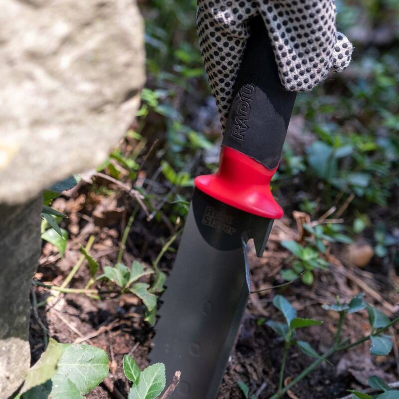 Radius Garden Root Slayer Soil Knife with Holster, Red - N/A
