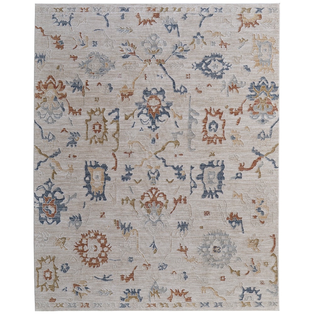 Grand Bazaar Hyannis Machine Made Floral & Botanical Transitional Area Rug