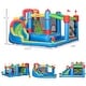 preview thumbnail 7 of 7, Outsunny 6-in-1 Inflatable Water Slide, Kids Castle Bounce House Includes Slide, Trampoline, Pool, Water Gun, Climbing Wall