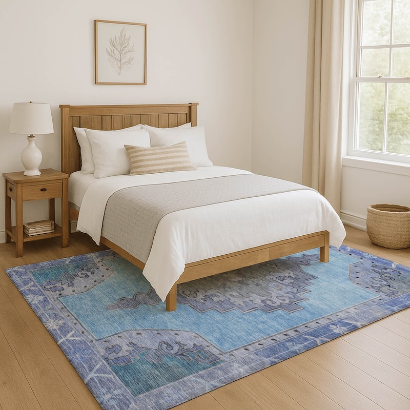 Premium Washable Super Soft Vintage Traditional Mayfield Rug