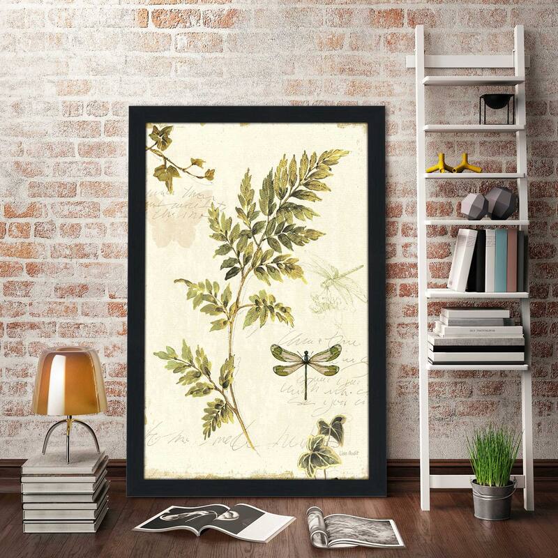 "Ivies and Ferns III Crop" Print on Acrylic