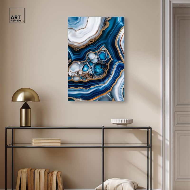 Azure Alveoli II Canvas by Art Remedy, Gallery Wrapped