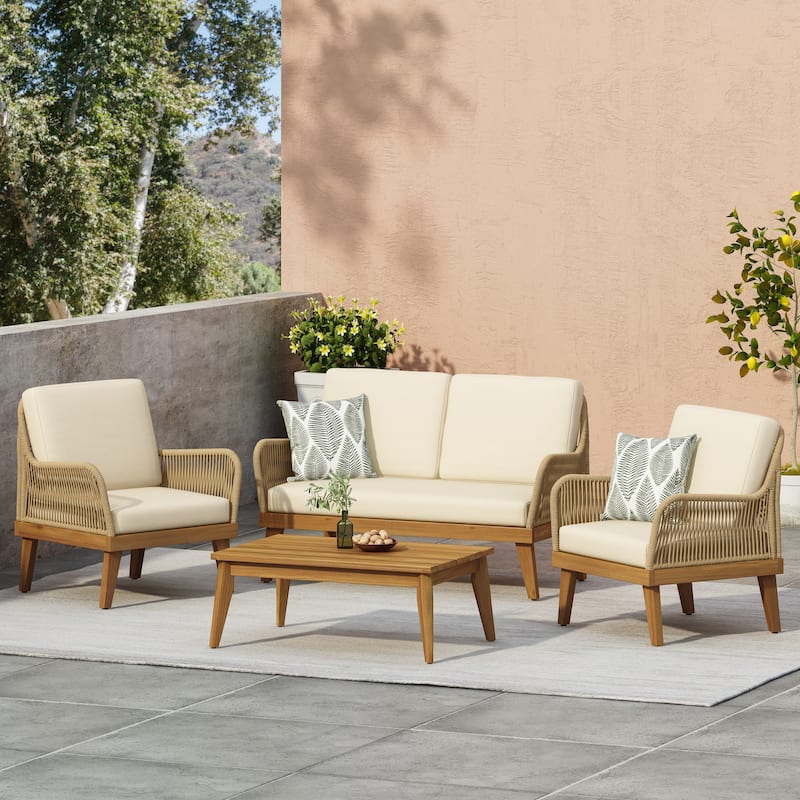 Acacia wood Patio Furniture Set