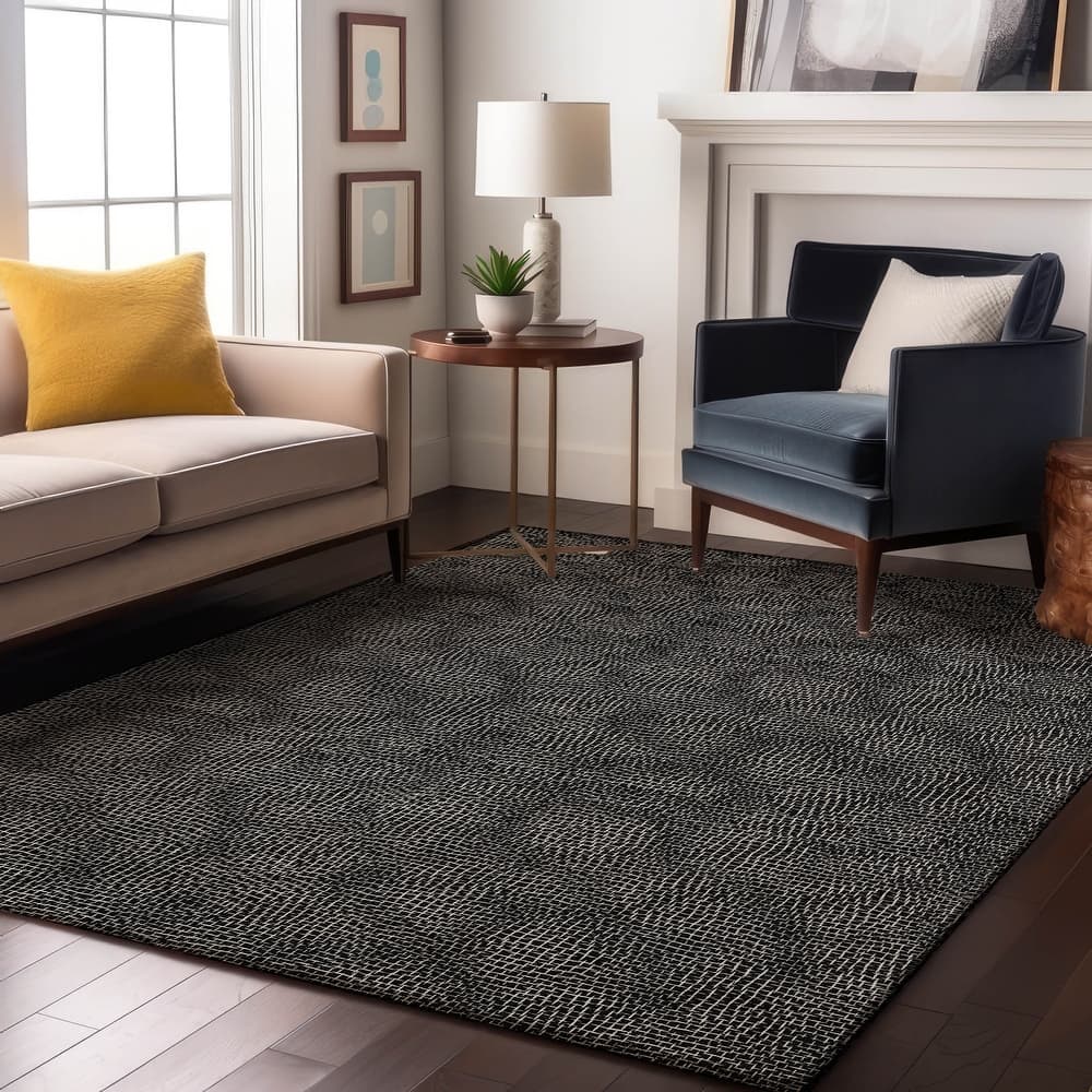 Premium Washable Super Soft Geo Hatchy Mayfield Rug