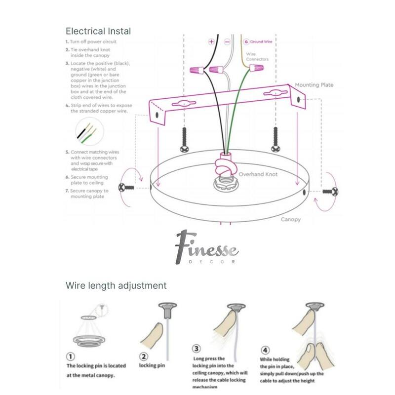 Seville Adjustable Dimmable Integrated LED Chandelier