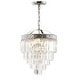 preview thumbnail 4 of 48, Gaines Crystal LED Chandelier, Polished Nickel/Clear by JONATHAN Y