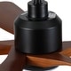 preview thumbnail 147 of 157, YUHAO SylvanAir Modern 52 in. Flush Mount Outdoor/Indoor Ceiling Fan with 3 Solid Wood Blades and DC Reversible Motor