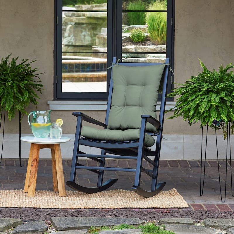 ARDEN earthFIBER Indoor/Outdoor Plush Rocking Chair Cushion Set - 20 x 18