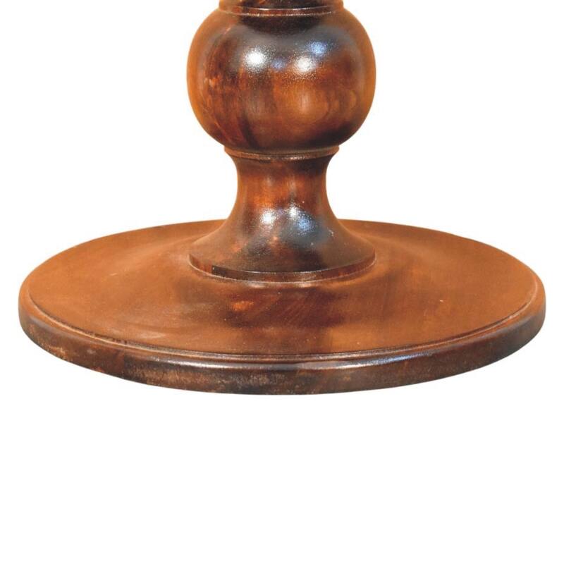 Solid Wood Bellmont Marble-Top Side Table
