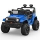 preview thumbnail 10 of 58, 12V Ride Truck Car for Kids Blue