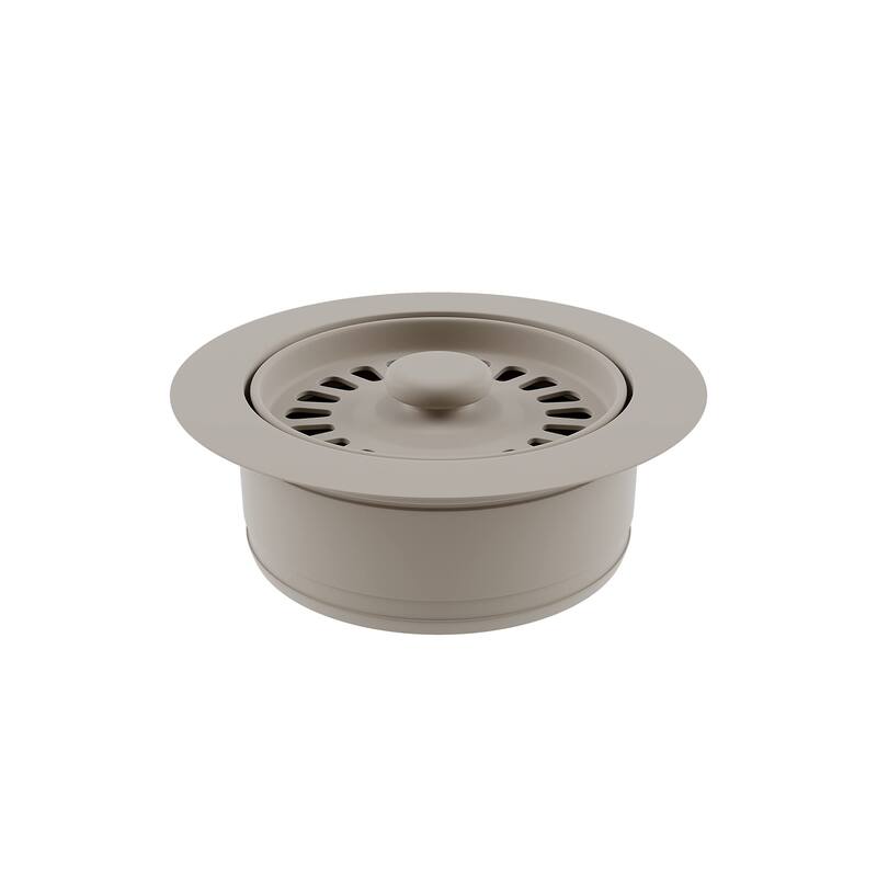 Quartz Sink Disposal Flange, Beige Finish, Fits 3.5" Drain, LG-DF-B - 3.5 - Galaxy Beige