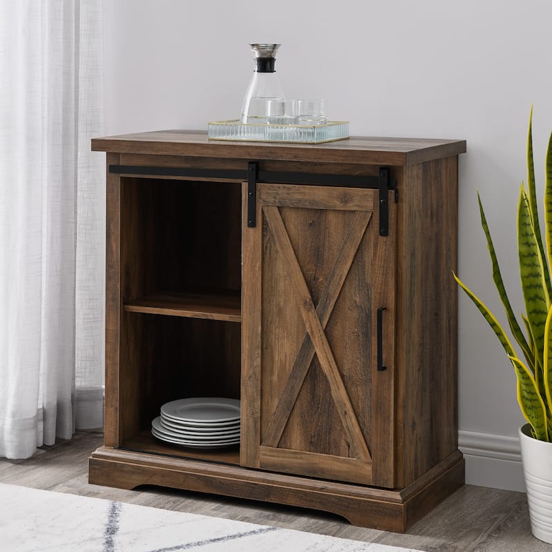 Middlebrook Wind Gap 32-inch Sliding Barn Door Cabinet