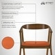 preview thumbnail 39 of 90, Set of 2/4/6 - Santana Mid-Century Modern Upholstered Wood Dining Chairs