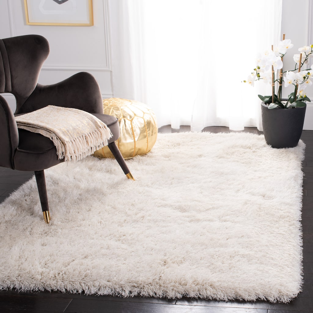 SAFAVIEH Handmade Fiona Shag Djenka 3-inch Thick Rug