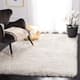 SAFAVIEH Handmade Venice Shag Djenka 3-inch Thick Rug - 8' x 10' - Pearl