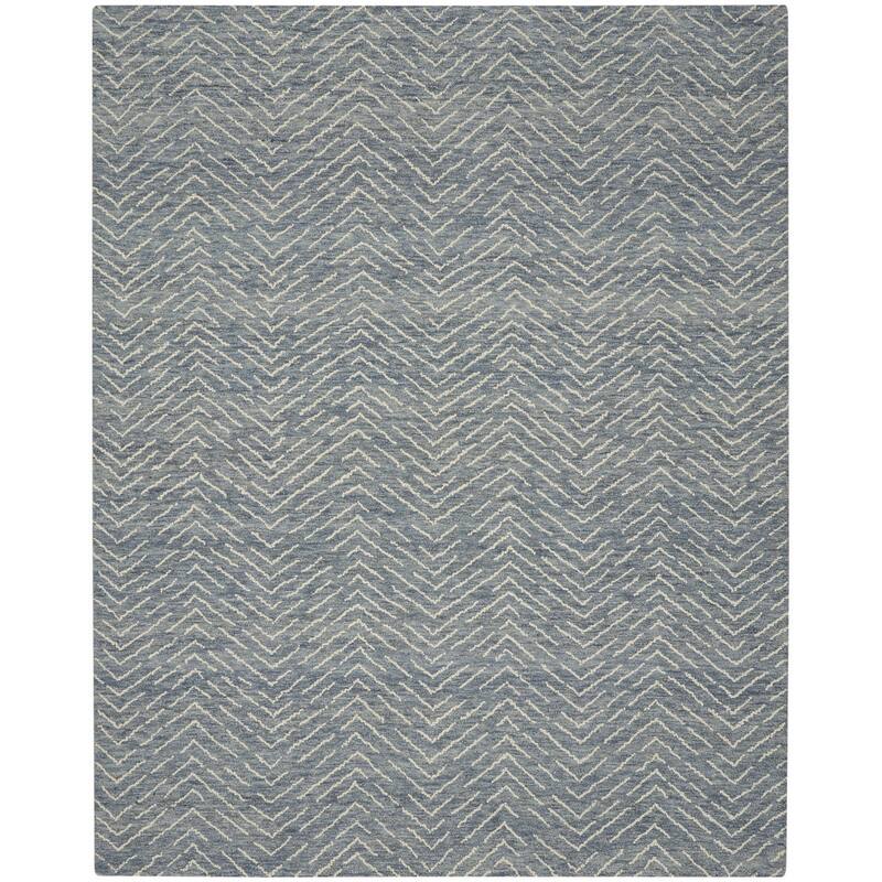 Faxe Power Loomed Modern Soft Area Rug By HomeRoots - 138' X '99' X '0.5