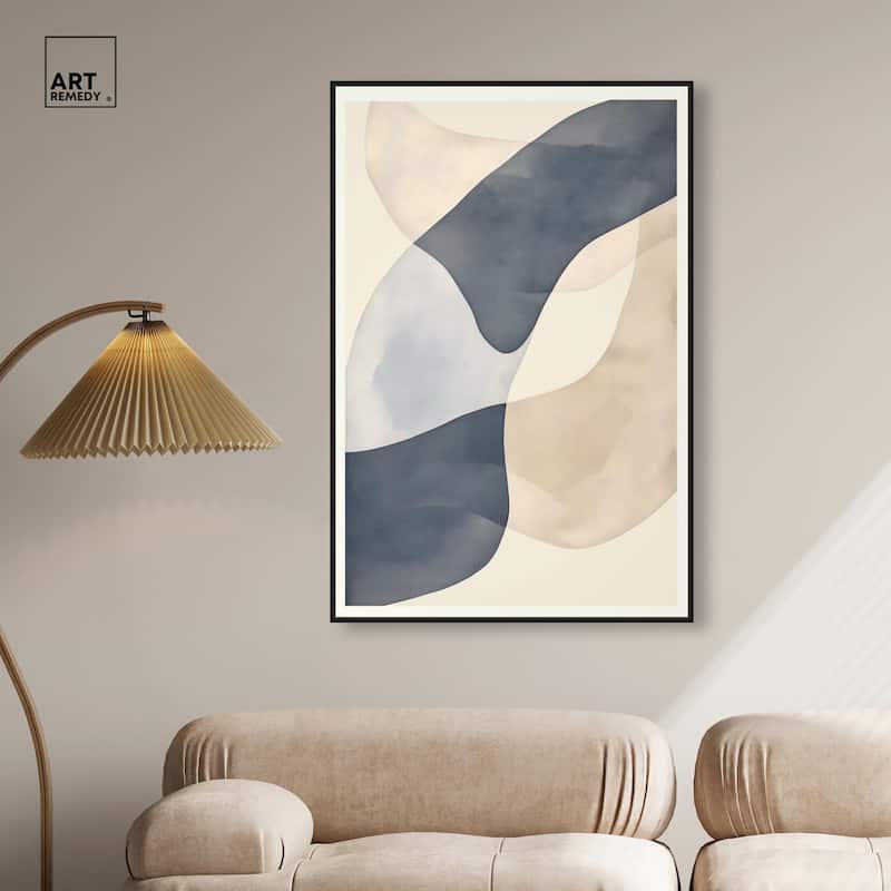 Ovals Canvas by Art Remedy