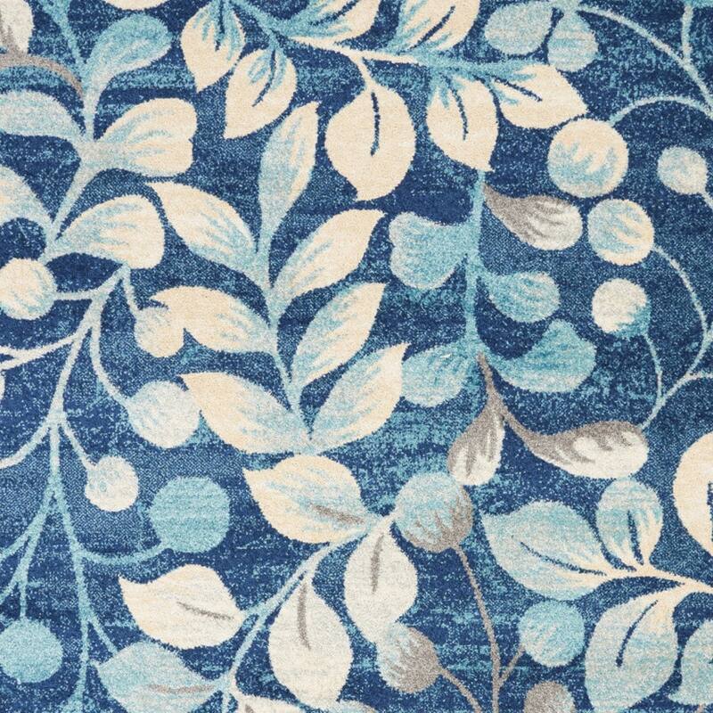 Jeyu Power Loomed Stain Resistant Area Rug By HomeRoots - 87' X '63' X '0.5