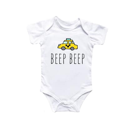 New York Taxi - Baby Boy Girl Clothes Infant Bodysuit Funny Cute Newborn
