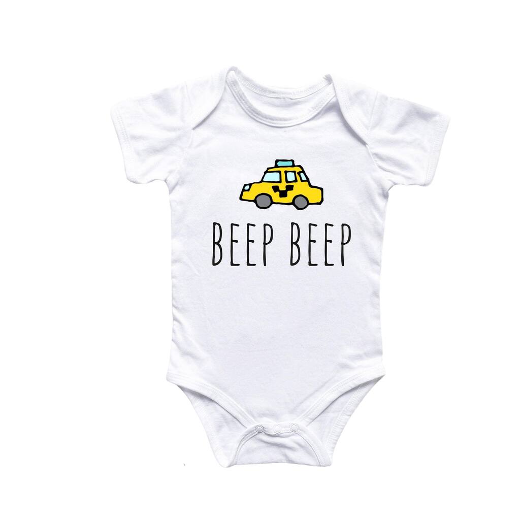 New York Taxi - Baby Boy Girl Clothes Infant Bodysuit Funny Cute Newborn