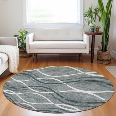 Premium Washable Super Soft Contemporary Dickerson Mayfield Rug