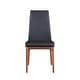 preview thumbnail 14 of 35, Somette Modern Contour Back Side Chair with Wood Base, Set of 2