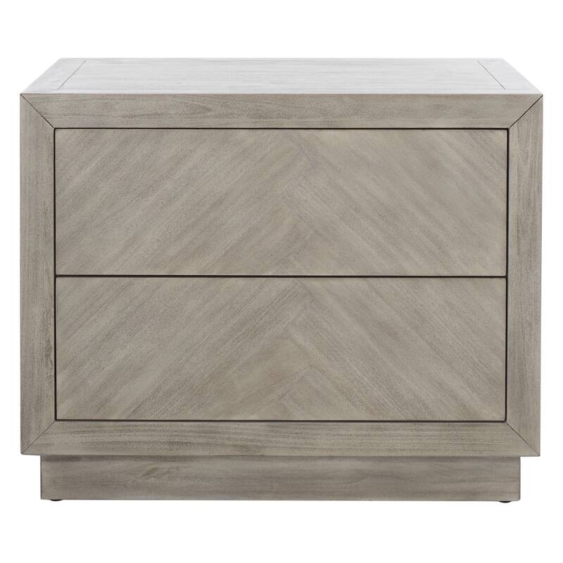 SAFAVIEH Couture Dzanna 2-Drawer Wood Nightstand